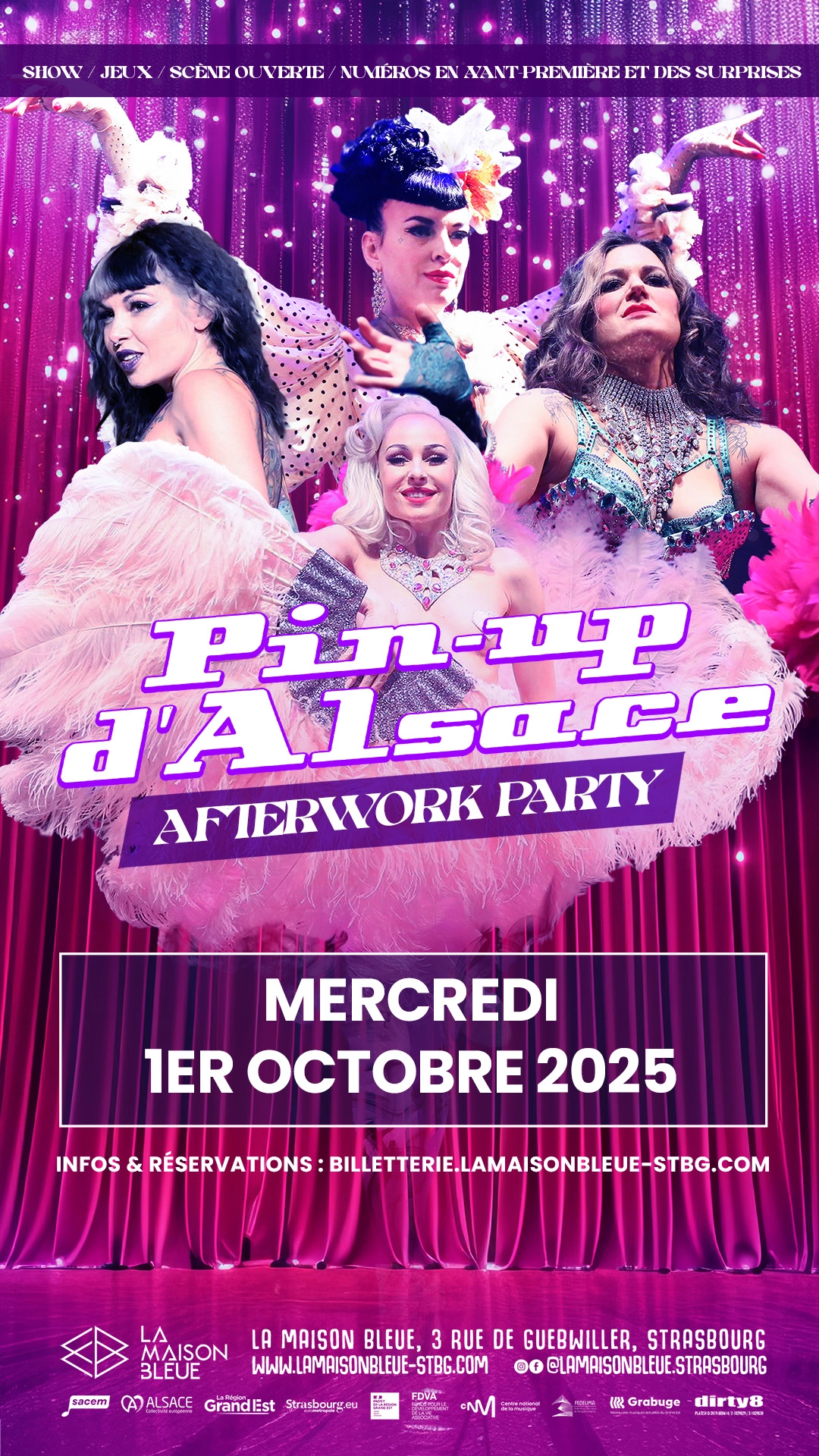 Photo AfterWork Burlesque avec les Pin-up d'Alsace