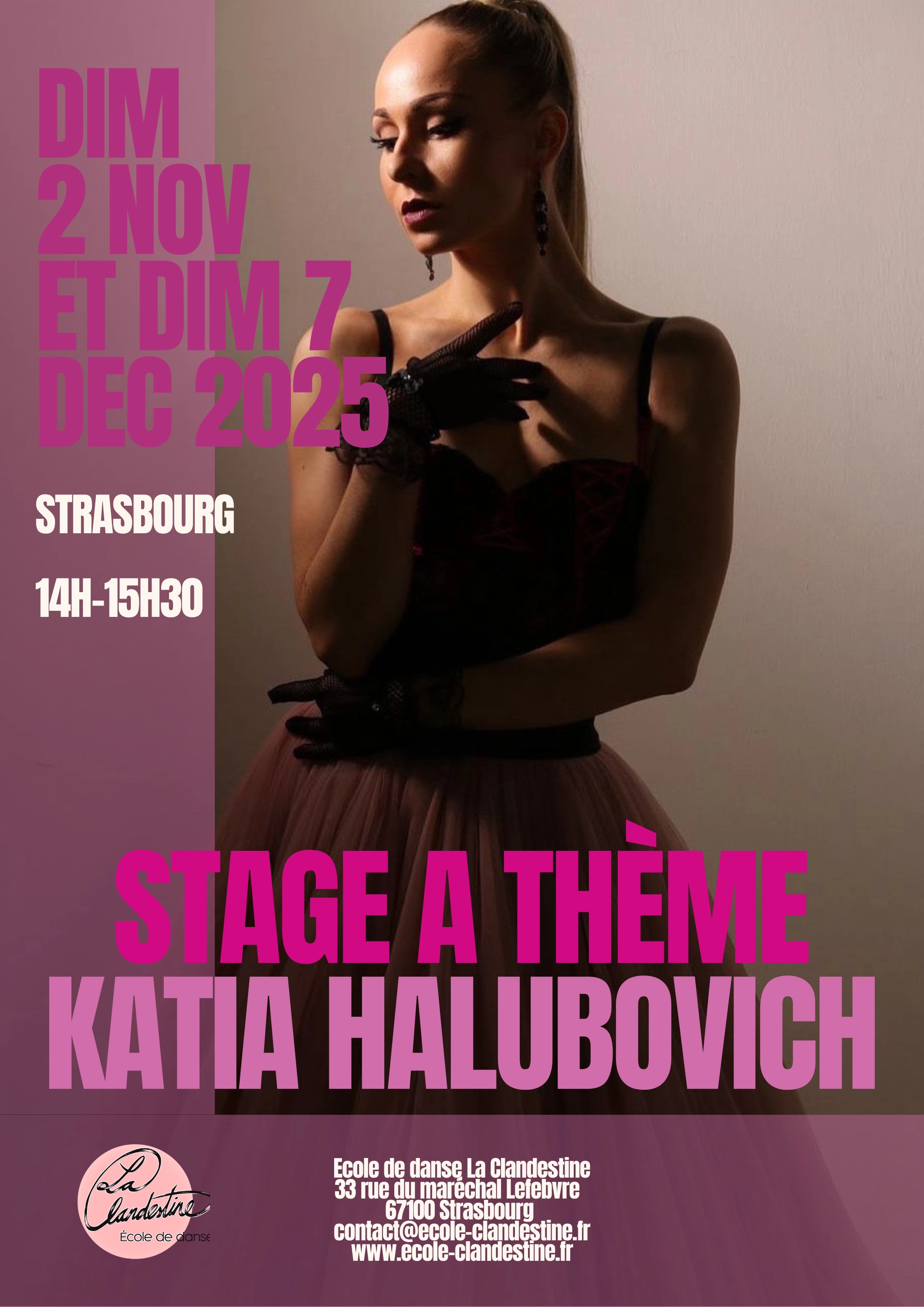 Photo Stage à thème avec Katia Halubovich